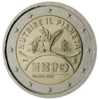 2 euros coin 2015 Italy – Milan Expo