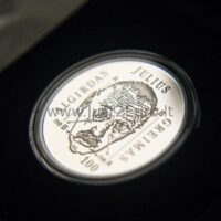 20 euros coin 2017 Lithuania – Algirdo Juliaus Greimo 100-osioms gimimo metinėms 20 euros silver coin 2016 Lithuania – 100th anniversary of Algirdas Julien Greimas