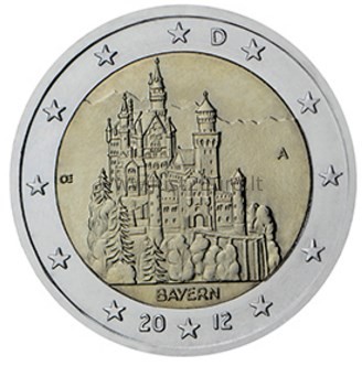 Germany 2 euros  coin 2012 - Federal state of Bavaria Bayern