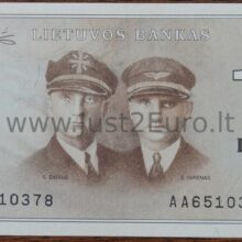 10 Litas 1991 Lithuania UNC banknot