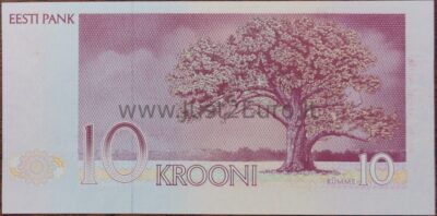 10 kron banknot 1991 Estonija UNC