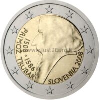 2 euro coin 2008 Slovenija - Primož Trubar's birth 2 euro coin 2008 Slovenija - Primož Trubar's birth