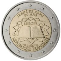 2 euro coins 2007 France – Treaty of Rome