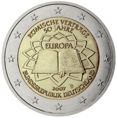 2 euro coins 2007 Germany –  Treaty of Rome  J