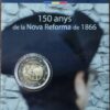 2 euros 2016 Andorra - 150 years of the New Reform 1866 1 2 Евро 2016 Андорра – 150 лет Новой Реформы 1866