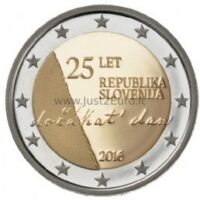 2 euros coin 2016 Slovenija - 25th anniversary of independence 2 euros coin 2016 Slovenija - 25th anniversary of independence