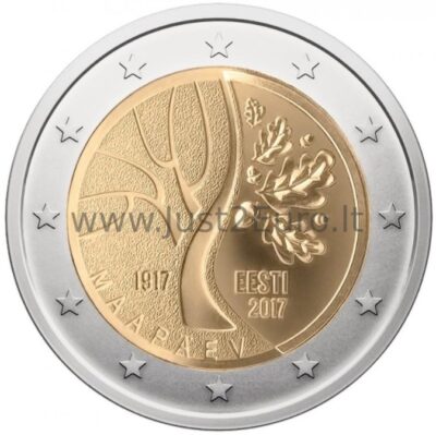 Estonia 2 euros 2017 - Estonia’s Road to Independence 2 Евро монетa 2017 Эстония – Дорога Эстонии к независимости