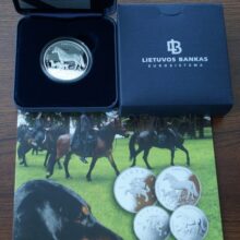 10 euros coin 2017 Lithuania – Hound and Zemaitukas