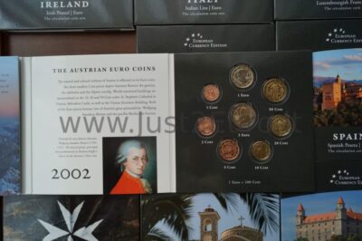 European Currency Edition. European country 17+17 sets before and after Euro UNC