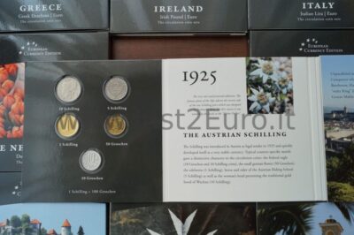 European Currency Edition. European country 17+17 sets before and after Euro UNC