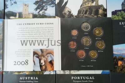 European Currency Edition. European country 17+17 sets before and after Euro UNC