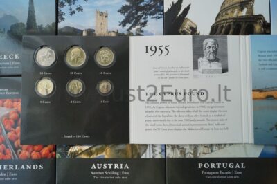 European Currency Edition. European country 17+17 sets before and after Euro UNC