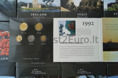 European Currency Edition. European country 17+17 sets before and after Euro UNC