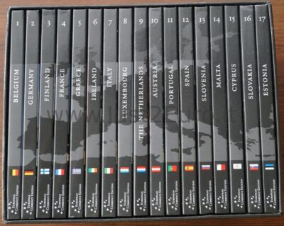 European Currency Edition. European country 17+17 sets before and after Euro UNC