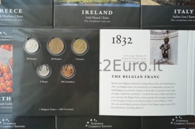 European Currency Edition. European country 17+17 sets before and after Euro UNC