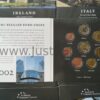 European Currency Edition. European country 17+17 sets before and after Euro UNC