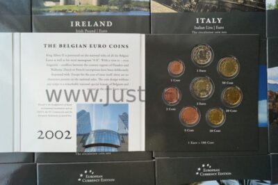 European Currency Edition. European country 17+17 sets before and after Euro UNC
