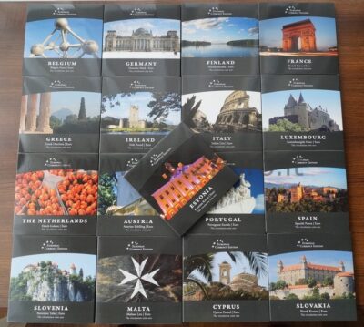 European Currency Edition. European country 17+17 sets before and after Euro UNC