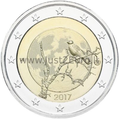 2 Euro coin 2017 Finland - Finnish nature 2 eurų moneta 2017 Suomija – Suomijos gamta