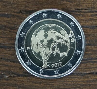 2 Euro coin 2017 Finland - Finnish nature 5 2 eurų moneta 2017 Suomija – Suomijos gamta