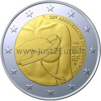 2 euro coin 2017 France – Pink ribbon