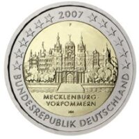 2 Евро монета 2007 Германия – Мекленбург - Померания