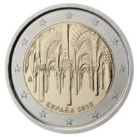 2 euro coin 2010 Spain - Córdoba’s historic centre