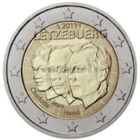 2 euro coin 2011 Luxembourg – 50th anniversary of the appointment by the Grand-Duchess Charlotte of her son Jean as