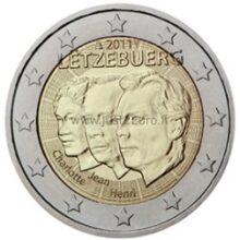 2 euro coin 2011 Luxembourg – 50th anniversary of the appointment by the Grand-Duchess Charlotte of her son Jean as