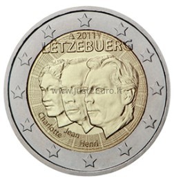 2 euro coin 2011 Luxembourg – 50th anniversary of the appointment by the Grand-Duchess Charlotte of her son Jean as