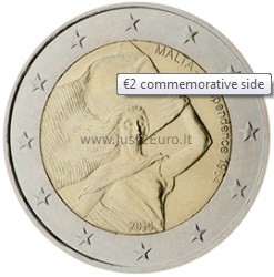 2 euro coin 2015 Malta - Malta Independence 1964 2 Евро монетa 2014 Мальта – Мальта Независимость 1964