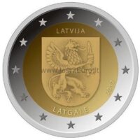 2 euros coin 2017 Latvia - Latgale