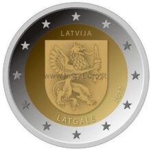 2 euros coin 2017 Latvia - Latgale