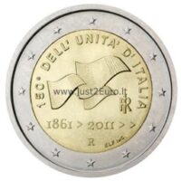 2 euros coin 2011 Italy - The 150th anniversary of the unification of Italy