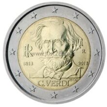 2 euros coin 2013 Italy – Giuseppe VERDI