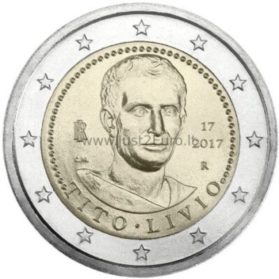 2 Евро монета 2017 Италия –Титус Ливий