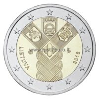2 Euro coin  2018 Lithuania - 100th anniversary of the Baltic States