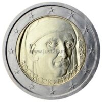 2 euros coin 2013 Italy – Giovanni BOCCACCIO