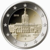 2 eurų moneta 2018 Vokietija –  Berlynas