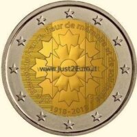 2 euro coins 2018 France – end of 1st World War