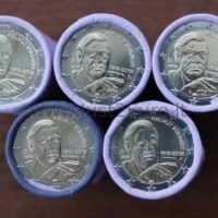 2 euro coin 5 rolls 2018 Germany – Helmut Schmidt mint-mark A-J