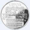 20 Евро серебрeная монета 2017 Литва – Русианская Библия Франциска Скарины (без коробки)