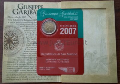 2 Euro coin 2007 San Marin – Giuseppe Garibaldi