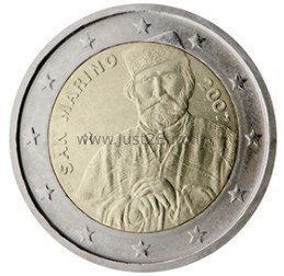 2 Euro coin 2007 San Marin – Giuseppe Garibaldi