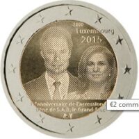 2 Euro coins  2015 Luxembourg -  Henri & Maria Teresa