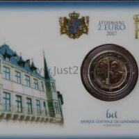 2 euro Coincard 2017 Luxembourg – Grand Duke Guillaume III