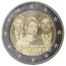 2 euro coin 2012 Luxembourg – Wedding of Prince Guillaume