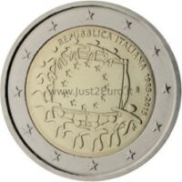 2 euro coins 2015 Italy - 30th anniversary of the EU flag