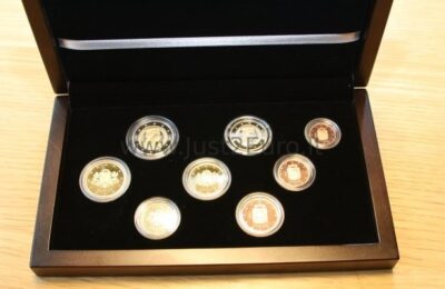 Latvia Official Euro set in box 2014 Proof