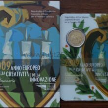 2 Euro coin 2009 San Marin –  Year of Creativity and Innovation